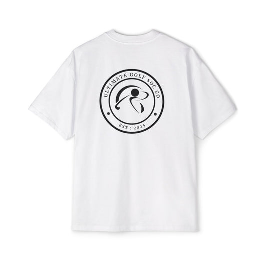 PREMIUM HEAVY OVERSIZED UGS CO CREST TEE WHITE