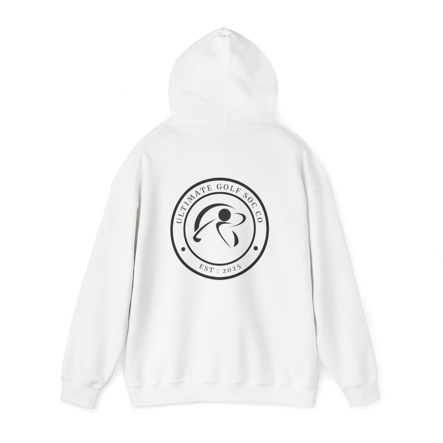 PREMIUM HEAVY UGS CO CREST HOODIE WHITE