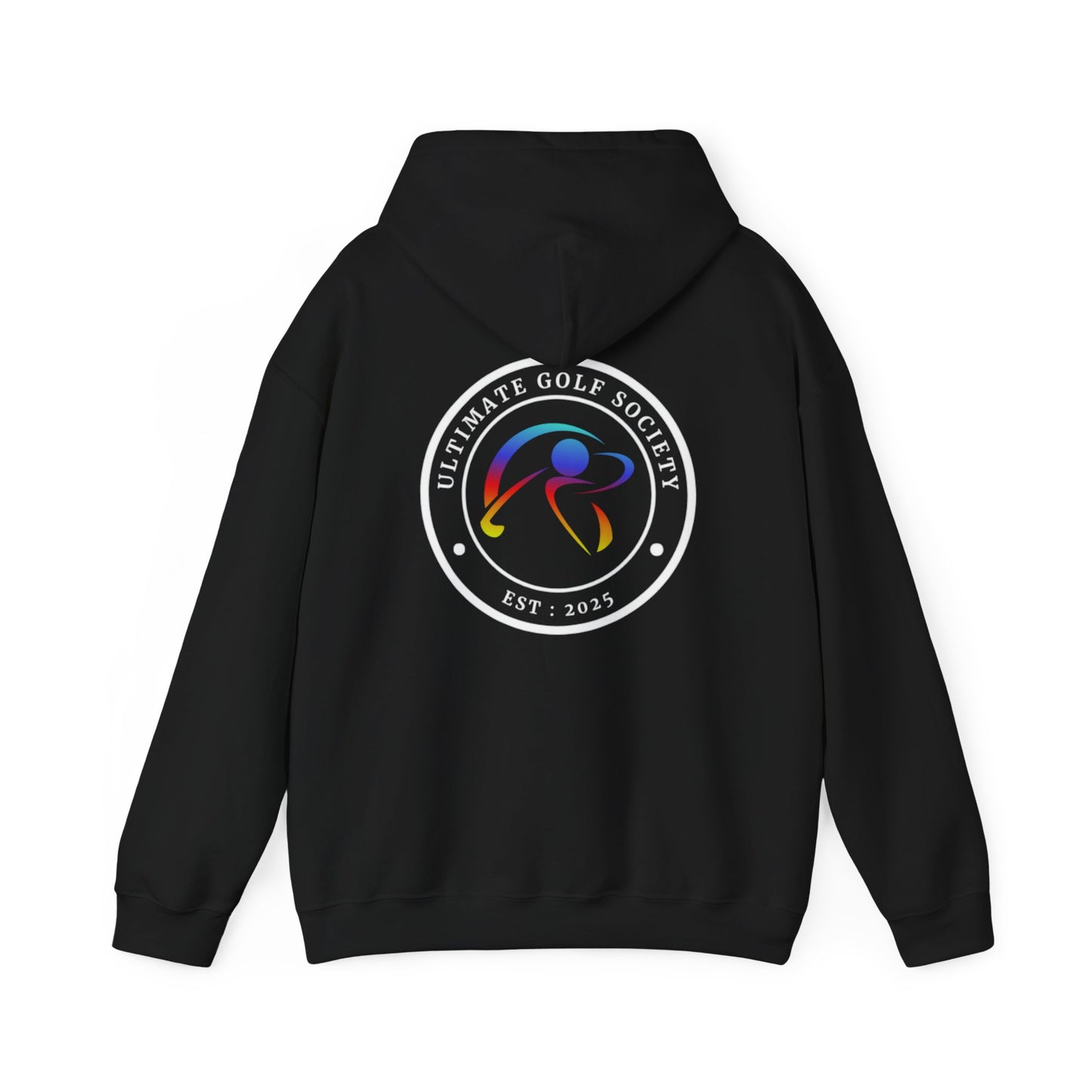 PREMIUM HEAVY UGS CO CREST HOODIE BLACK/COLOUR