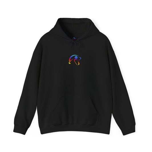 PREMIUM HEAVY UGS CO CREST HOODIE BLACK/COLOUR