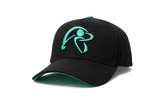 Tools Down Tee's Up Black/Teal Cap