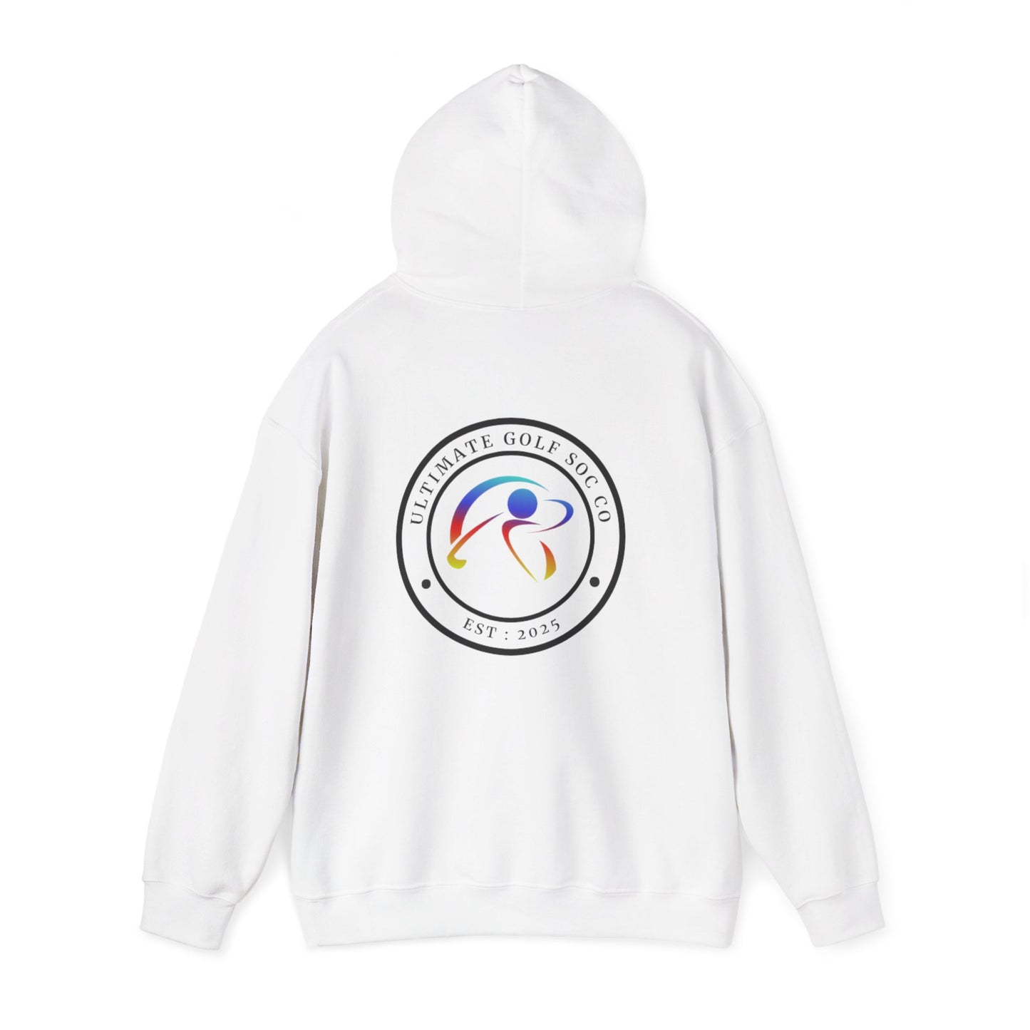 PREMIUM HEAVY UGS CO CREST HOODIE WHITE/COLOUR