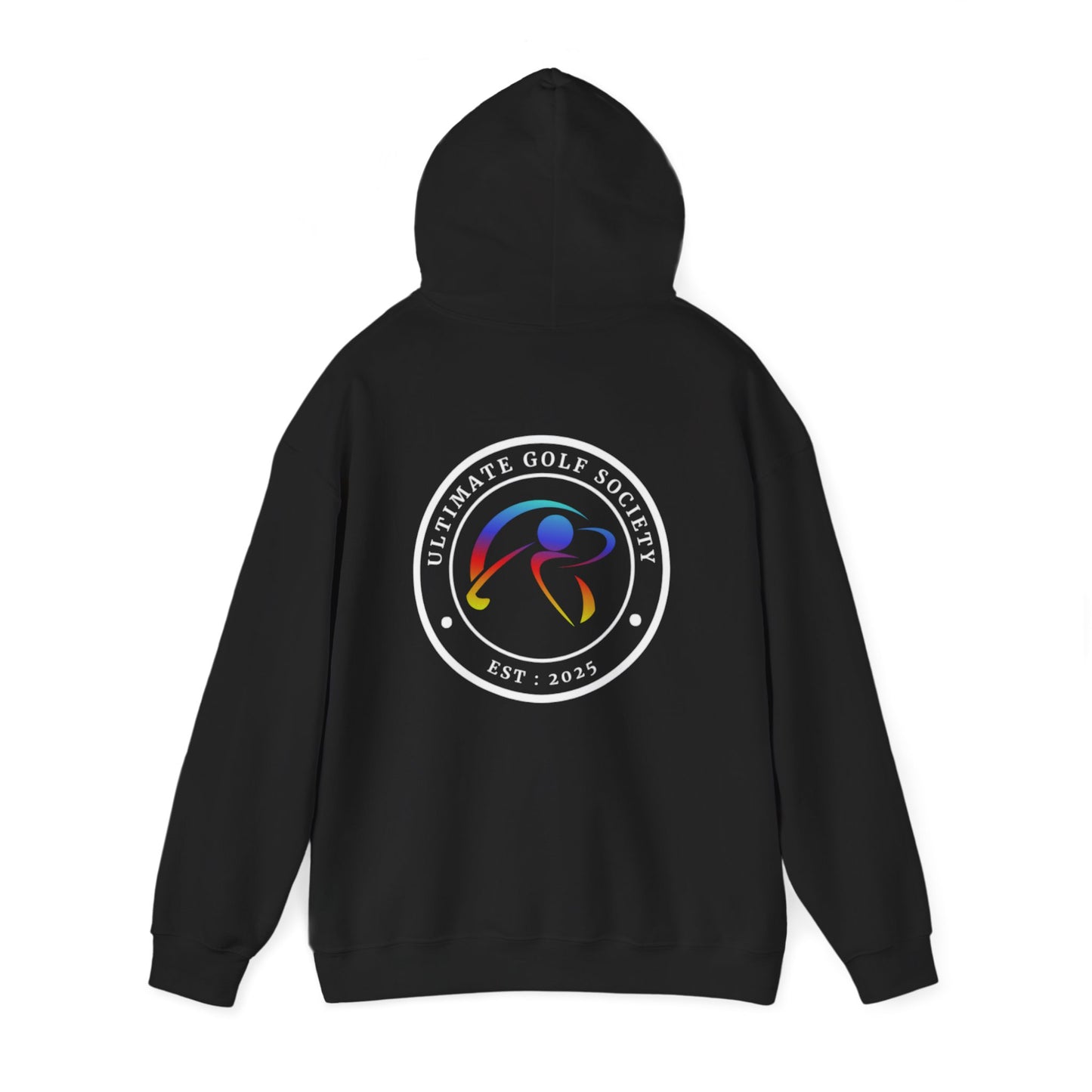 PREMIUM HEAVY UGS CO CREST HOODIE BLACK/COLOUR