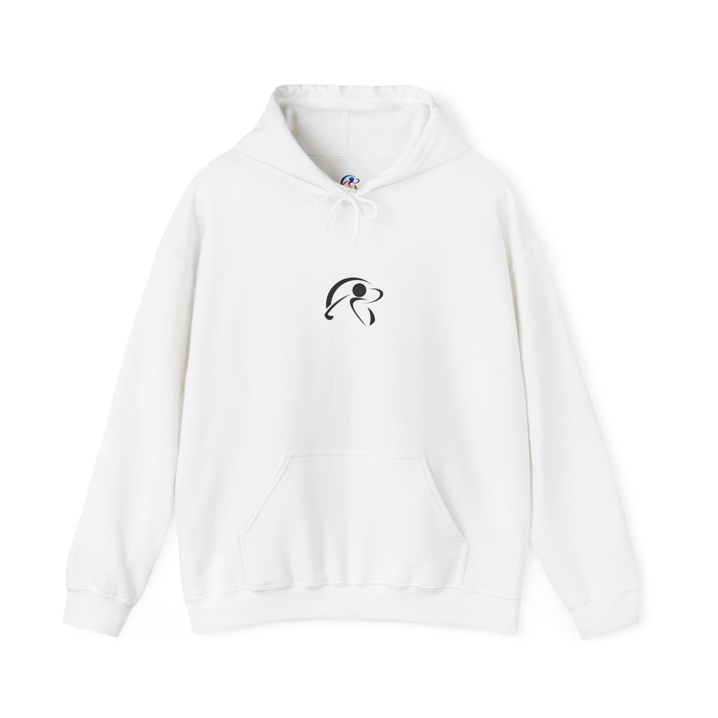 PREMIUM HEAVY UGS CO CREST HOODIE WHITE