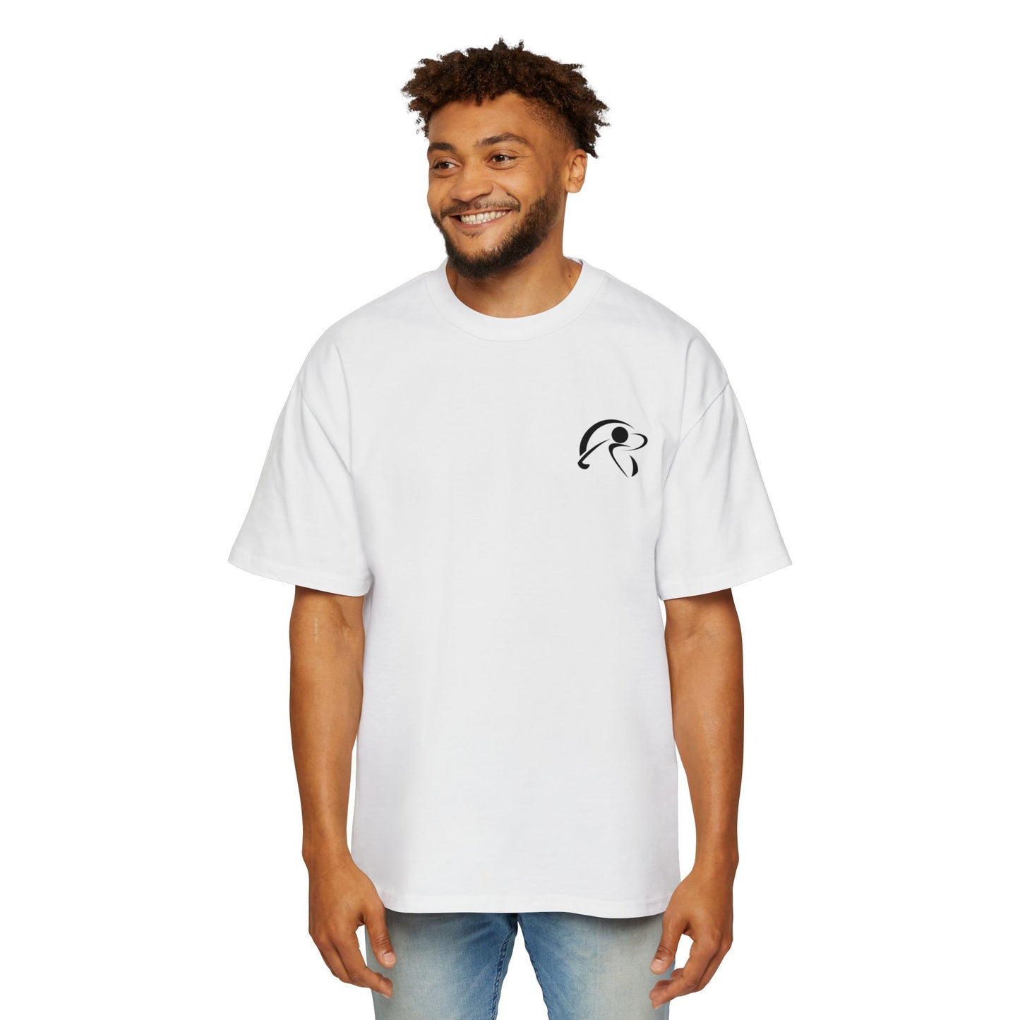 PREMIUM HEAVY OVERSIZED UGS CO CREST TEE WHITE