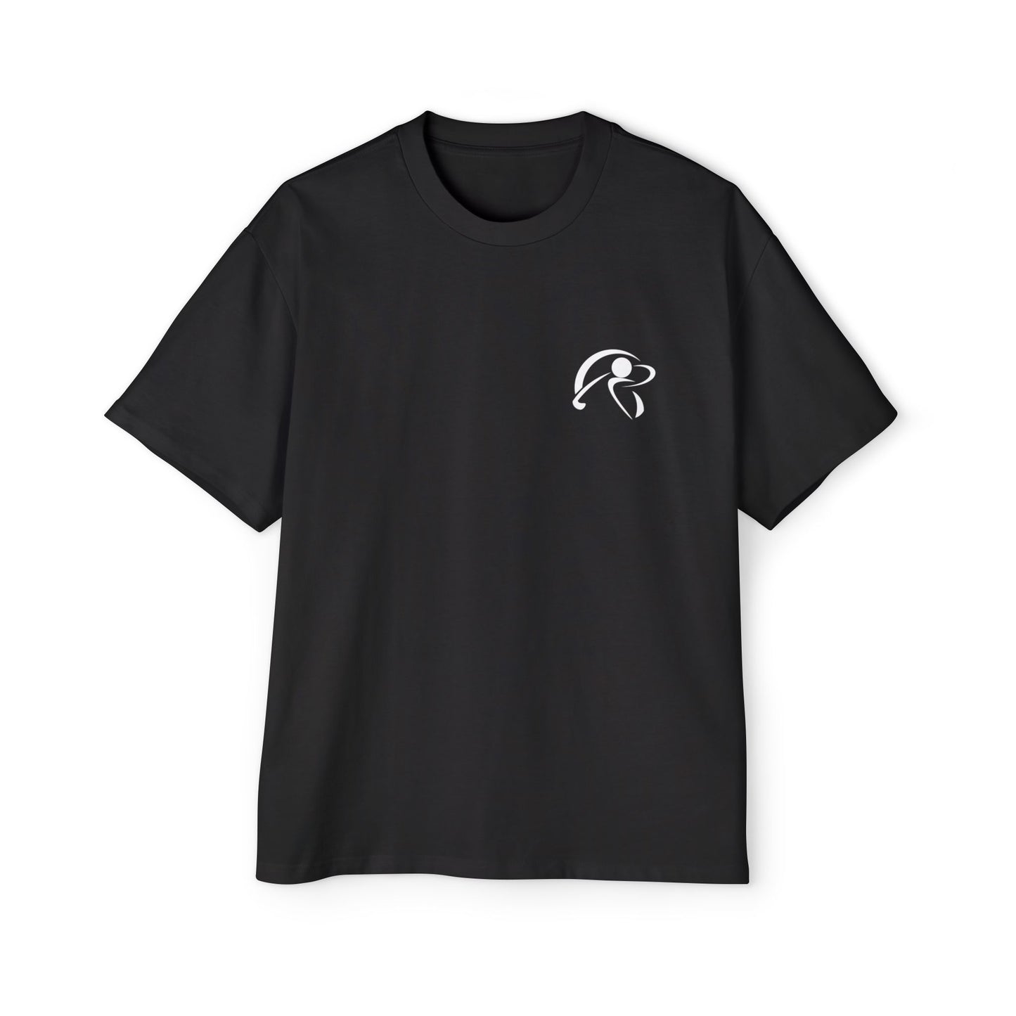 PREMIUM HEAVY OVERSIZED UGS CO CREST TEE BLACK