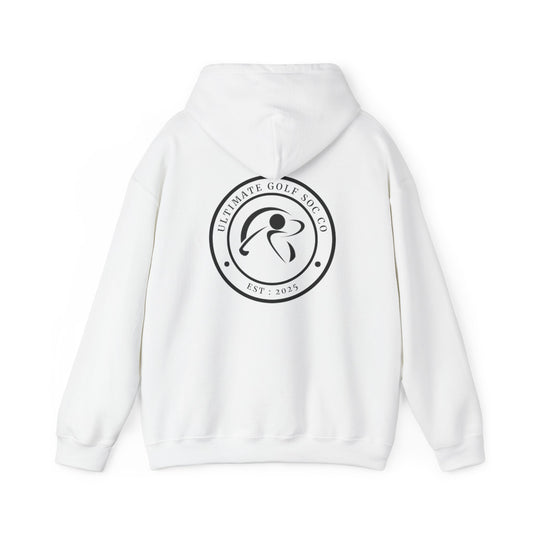 PREMIUM HEAVY UGS CO CREST HOODIE WHITE