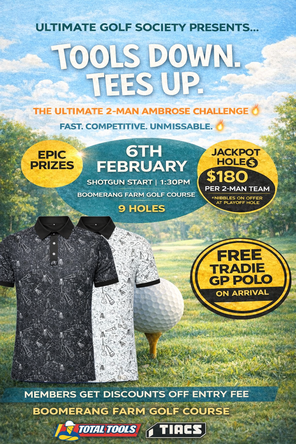 2-Man Ambrose Team ($90pp)