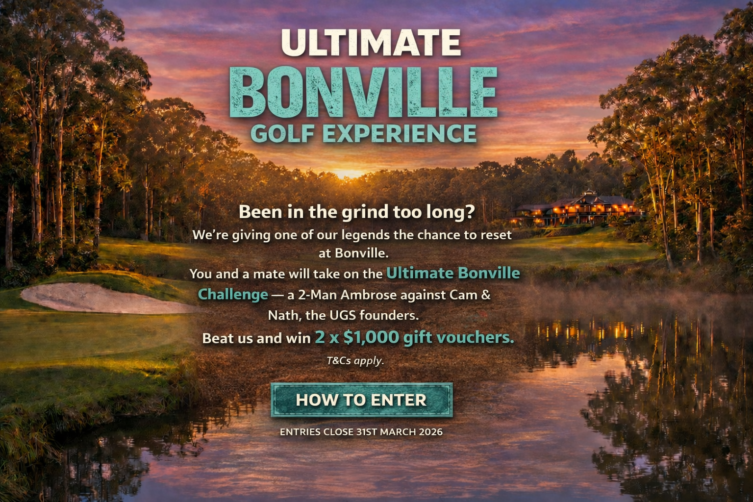 UGS Bonville Experience Giveaway